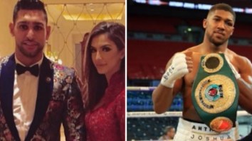 Amir Khan Accuses His Wife Of Cheating On Him With Boxer Anthony Joshua, Joshua Responds With Classic Tweet