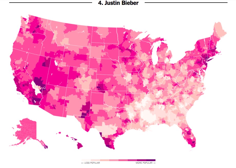 Maps Show How The Most Popular Music In America Changes Drastically ...