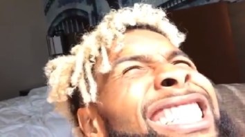 Odell Beckham Jr. Filmed Himself Painfully Staring Directly Into The Sun During Solar Eclipse Without Glasses