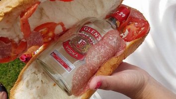 Someone Tried To Smuggle Vodka Into A Racetrack Inside A Giant Sandwich
