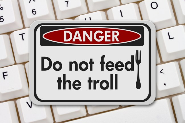 do not feed the troll