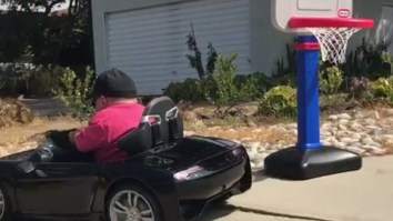 Verne Troyer Shows No Regard For Human Life As He Brings The ‘Drive By Dunk Challenge’ To A Glorious End
