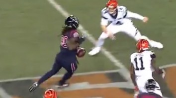Bengals QB Andy Dalton Tackled Jadeveon Clowney And Somehow Didn’t Die In The Process