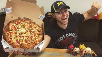 Check Out This Bro Who Ate A Domino’s Pizza Every Day For A Year And Actually LOST Weight