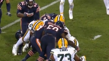 Bears’ Danny Trevathan Knocks Out Packers WR Davante Adams With Dirty Helmet-To-Helmet Hit