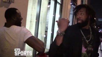 Draymond Green And DeAndre Jordan Crack The Hell Up When Asked About Kevin Durant’s Secret Twitter