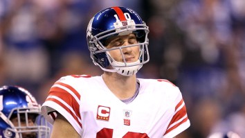 An Emotional Eli Manning Fights Back Tears And Nearly Cries After Getting Benched For Geno Smith