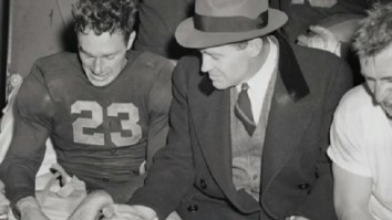 ESPN Accidentally Aired Old Notre Dame Photo That Featured a Naked Man In The Background