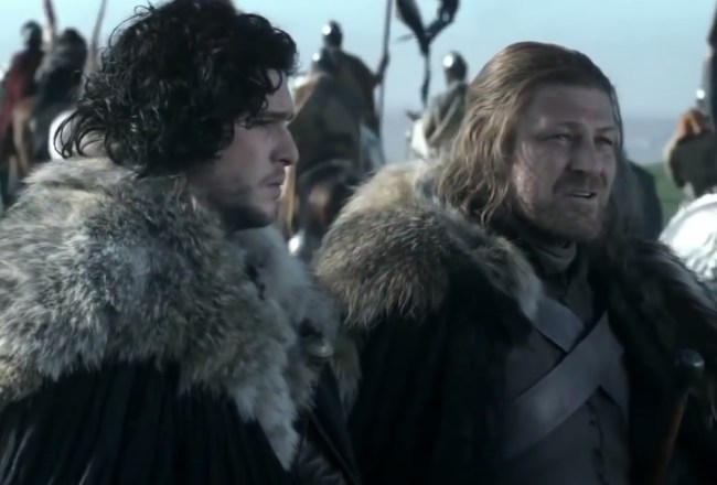 Jon Snow Ned Stark Game of Thrones
