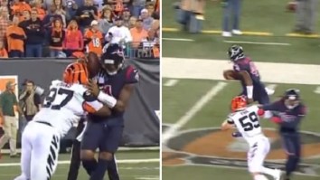 Deshaun Watson Gets Absolutely Destroyed By Geno Atkins, Responds With 49-Yard Rushing TD On Next Play
