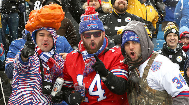 Buffalo Bills Fans Literally Beat A Jet With A Sledgehammer While