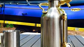 Enjoy A Cold Craft Beer Anywhere With This Handy (And Affordable) Pressurized Growler