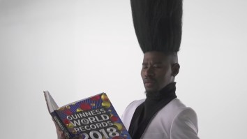 Dude Holds The Guinness World Record For World’s Tallest High Top Fade And Lawdy This Is Impressive