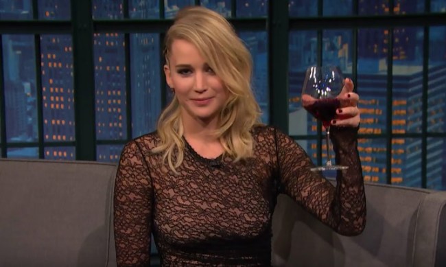 Jennifer Lawrence Drink Alcohol