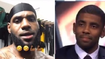 LeBron James Posted A Workout Video With Kevin Love While Kyrie Irving Was Shading Him On ‘First Take’
