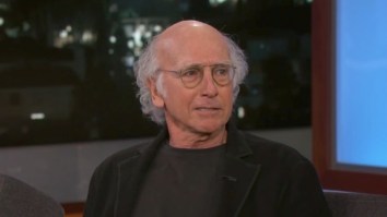 Larry David Was In PEAK ‘Curb Your Enthusiasm’ Form On ‘Kimmel’ Last Night, As Crotchety As Ever