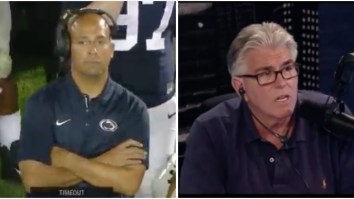 Mike Francesa Goes Absolutely Ballistic On Penn State Coach James Franklin For Icing The Kicker Up 56-0