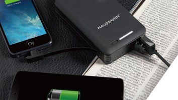 This Portable Charger Has A Built-In Lightning Connector To Power Devices In A Blink