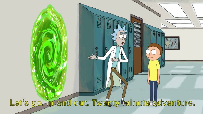 rick and morty 20 minute adventure