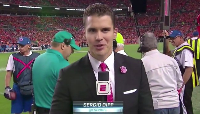 Sergio Dipp response viral monday night football video