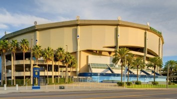 The Tampa Bay Rays Set A Record Low Attendance Last Night At Tropicana Field And The Place Looked Empty