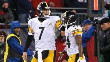 Ben Roethlisberger Really Didn’t Appreciate Antonio Brown’s Hysterical Sideline Tantrum On Sunday
