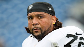 Donald Penn Rips Miko Grimes For Claiming Raiders O-Line Let Derek Carr Get Injured Over Anthem Protests