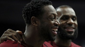 Dwyane Wade Makes Fun Of LeBron’s Hair During Their Workout, Then Gets Mocked By His Own Wife