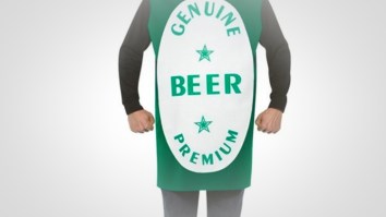 EASY HALLOWEEN COSTUME: Beer Bottle 🍻