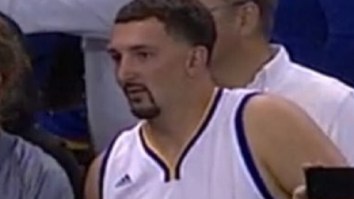 The Internet Roasts Fake Klay Thompson At Warriors-Rockets Game