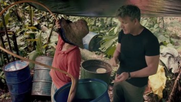 Celebrity Chef Gordon Ramsay Learns How To Make Cocaine From Scratch With Guerrillas In The Jungle