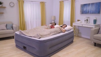 Pick Up This Inflatable Plush Bed For Under $40 And Never Crash On A Couch Again