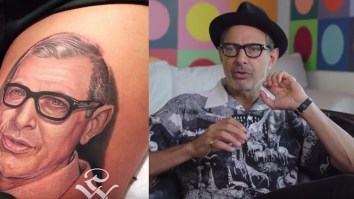 Jeff Goldblum Critiquing And Rating Jeff Goldblum Tattoos Is Like Taking A Trip To Meta Heaven