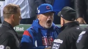 Cubs Manager Joe Maddon Gets Tossed For Cursing Out Umps After Terrible Foul Tip Ruling