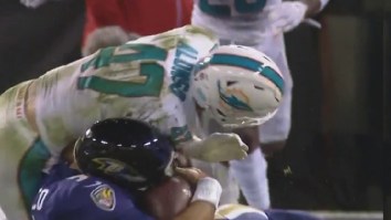 Dolphins LB Kiko Alonso Knocks Joe Flacco Out Of Game With Brutal Cheap Shot To The Head