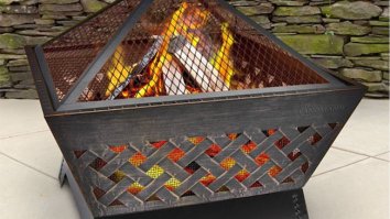 Turn Your Yard Into An All Night Hang With This Awesome Firepit That’s Under $60