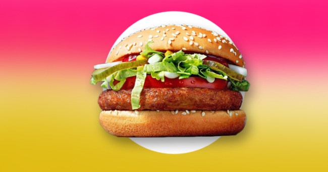McDonald's Vegan Burger McVegan