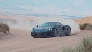 Racing Two $200,000 McLaren 570 GT Supercars Like A Maniac On A Dirt Road Looks SO Freaking Fun