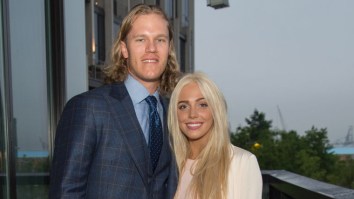 Noah Syndergaard And His Girlfriend Were Engaged In Some Very Weird PDA At The Rangers Game