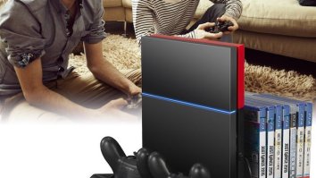 Keep Your PS4 Cool And Organized With This Inexpensive Console Stand And Charging Station