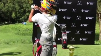 When NBA Champ Steph Curry And F1 Champ Lewis Hamilton Play A Round Of Golf Funny Things Happen