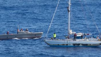 Women And Dogs Lost At Sea For 5 Months Rescued By US Navy Tell Of Sharks Ramming Ruined Boat