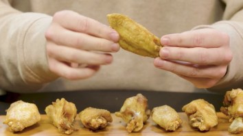 Professional Chicken Wing Eater Sean Evans From ‘Hot Ones’ Shows You How To Eat Wings