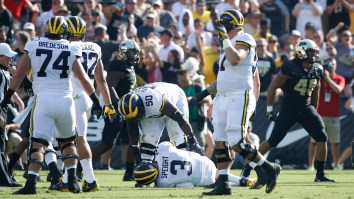 Michigan QB Wilton Speight’s Parents Say Purdue’s Medical Treatment Of Their Son Was A ‘Train Wreck’