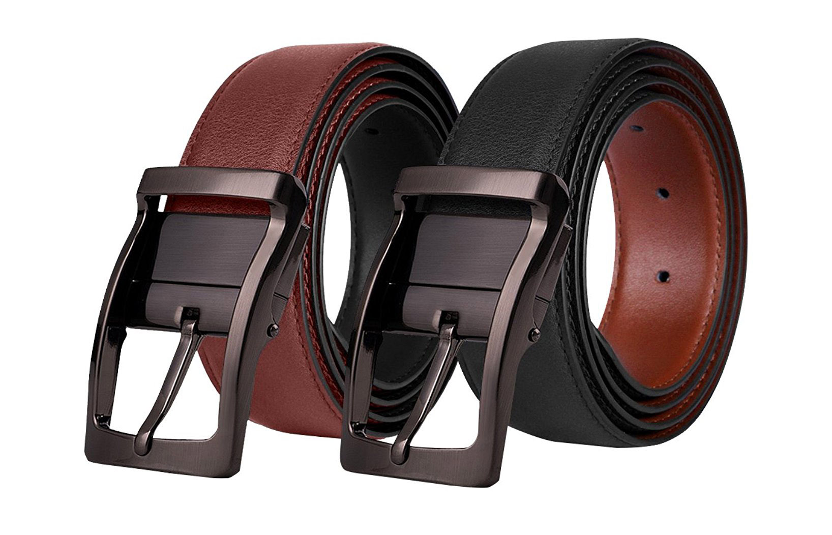 best men's reversible leather belt