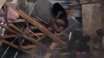 This College Party Was So Lit That The Entire Damn Floor Collapsed (VIDEO)