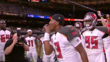 The Internet Reacts To Jameis Winston’s Bizarre Finger Licking Pre-Game Speech To Team