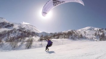 This Paragliding Bro Is The Master Of Gravity And This Footage Is About To Blow Your Damn Mind