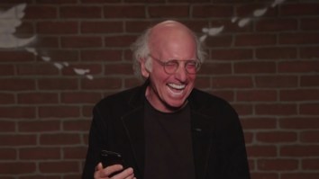 Larry David’s ‘Mean Tweets’ Outtakes Are Amazing, He Cannot Stop Laughing At Savage Tweets About Kimmel