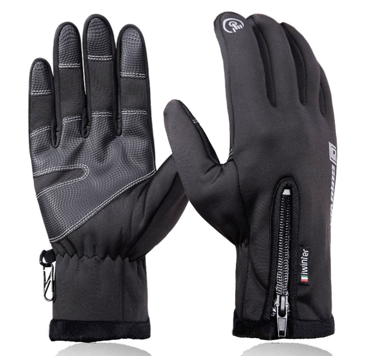 Black/XS Details about   180S LED Light Unisex Cold Weather Running Glove 